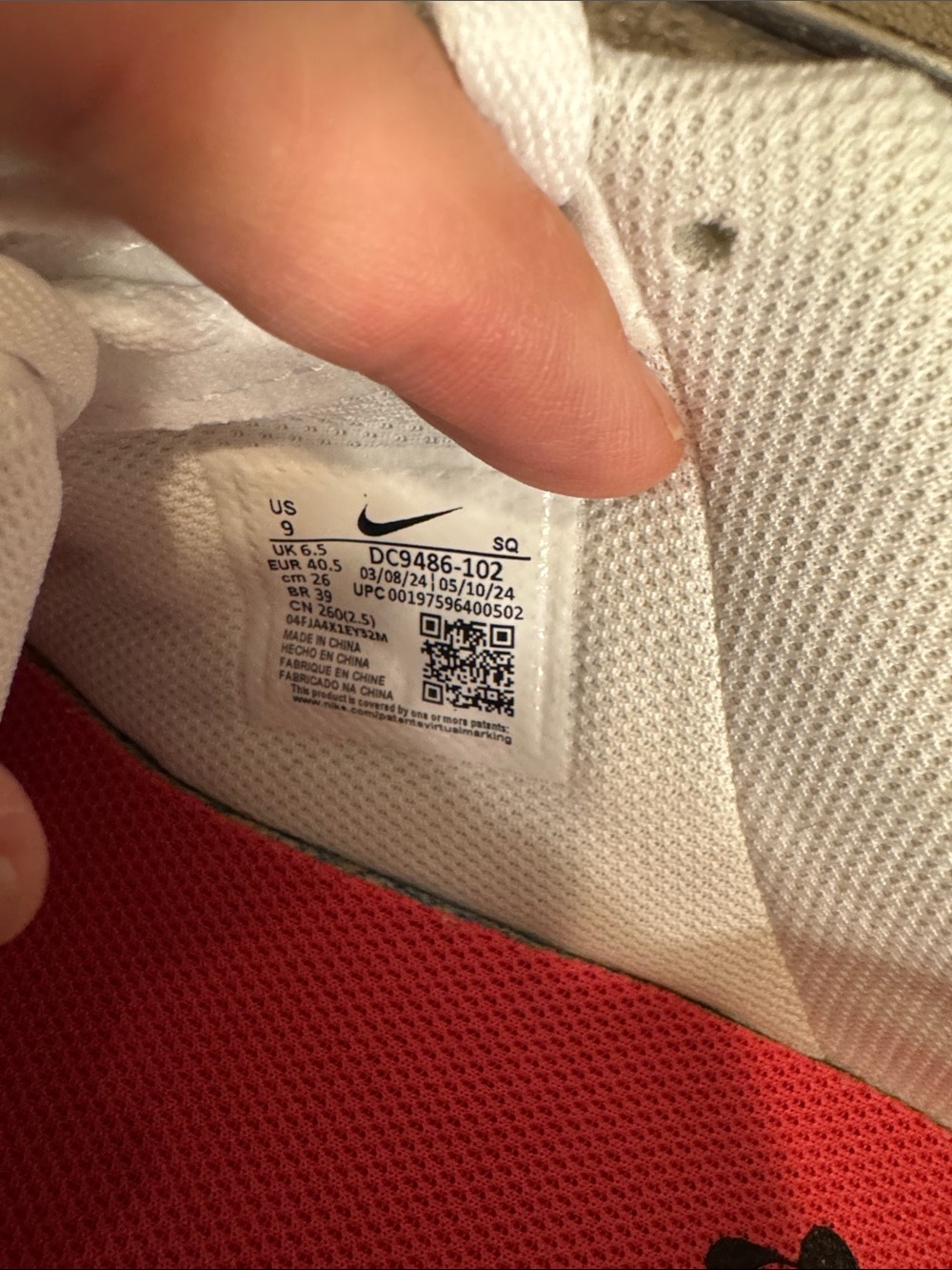 Nike Air Force 1 Next Nature “Aster” 9. Worn Once! Like New!🔥 - Picture 7 of 9